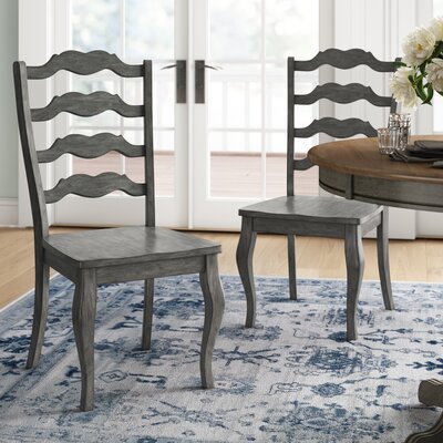 Gray Kitchen Dining Chairs You Ll Love In 2020 Wayfair   Huling Side Chair (Set Of 2) 